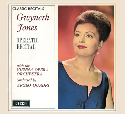 Imagen de apoyo de  Opera Arias (Soprano): Jones, Gwyneth - BEETHOVEN, L. van / CHERUBINI, L. / WAGNER, R. / VERDI, G.