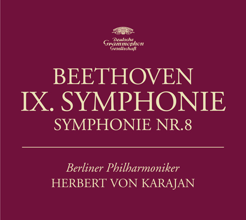Beethoven: Symphony No. 9. Berlin Philharmonic, cond. von Karajan Cover art
