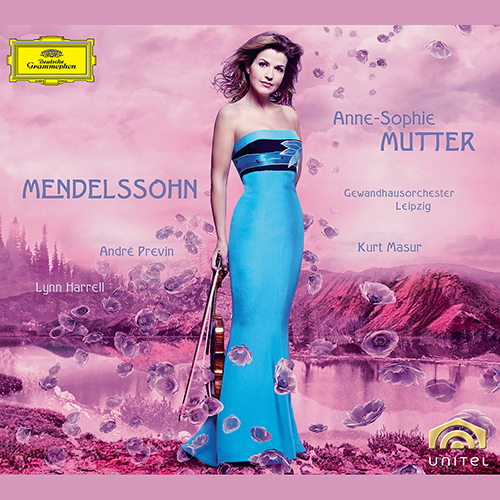 Imagen de apoyo de  MENDELSSOHN, Felix: Violin Concerto, Op. 64 / Piano Trio No. 1 / Violin Sonata in F Major (Mutter, Harrell, Masur, Previn)