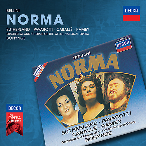 Imagen de apoyo de  BELLINI, V.: Norma [Opera] (Sutherland, Pavarotti, Caballé, Ramey, D. Montague, Begley, Welsh National Opera Chorus and Orchestra, Bonynge)