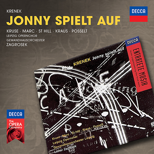 Imagen de apoyo de  KRENEK, E.: Jonny spielt auf [Opera] (Kruse, A. Marc, St. Hill, M. Kraus, Leipzig Opera Chorus, Leipzig Gewandhaus Orchestra, Zagrosek)