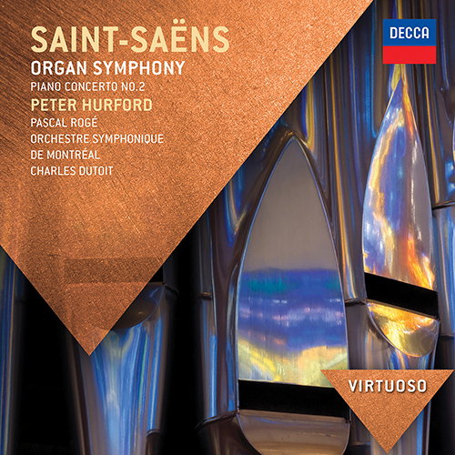 Imagen de apoyo de  SAINT-SAËNS, C.: Symphony No. 3, "Organ" / Piano Concerto No. 2 (Hurford, Rogé, Montréal Symphony, Dutoit)