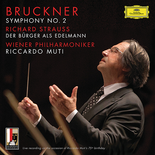 Imagen de apoyo de  BRUCKNER, A.: Symphony No. 2 (1877 version, ed. L. Nowak) / STRAUSS, R.: Le Bourgeois Gentilhomme (Oppitz, Vienna Philharmonic, Muti)