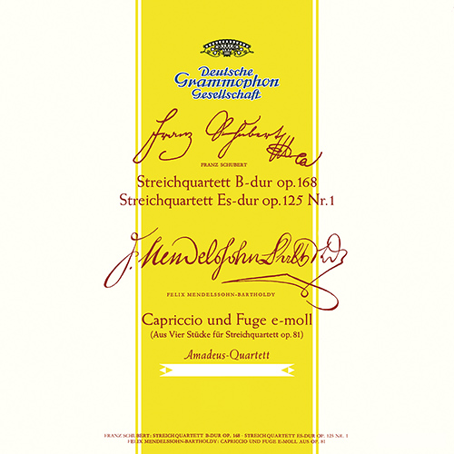Imagen de apoyo de  MOZART, W.A.: String Quartet No. 17, "Hunt" / SCHUBERT, F.: String Quartet Nos. 8, 10 and 17 / MENDELSSOHN, Felix: Capriccio (Amadeus Quartet)