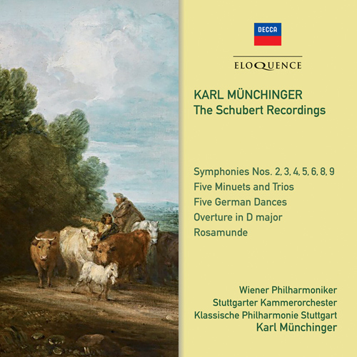 Imagen de apoyo de  SCHUBERT, F.: Orchestral Music - Symphonies Nos. 2-6, 8, 9 / Minuets and Trios (Vienna Philharmonic, Stuttgart Chamber Orchestra, Münchinger)