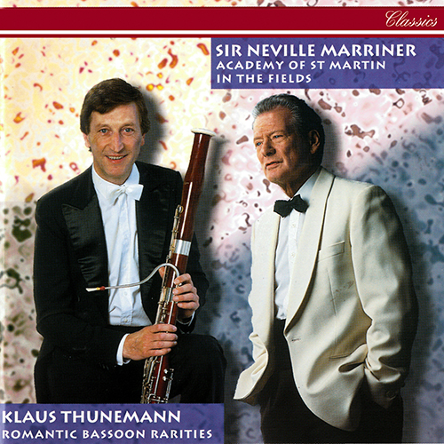 Imagen de apoyo de  Bassoon Recital: Thunemann, Klaus - BERWALD, F. / KALLIWODA, J.W. / KREUTZER, C. / ELGAR, E. / CRUSELL, B.H. (Romantic Bassoon Rarities)