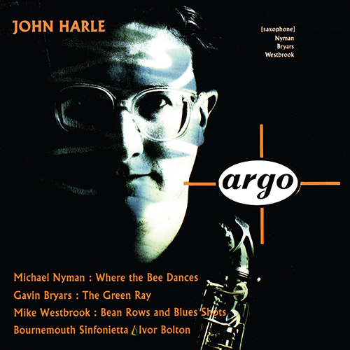 Imagen de apoyo de  Saxophone Recital: Harle, John - NYMAN, M. / BRYARS, G. / WESTBROOK, M.