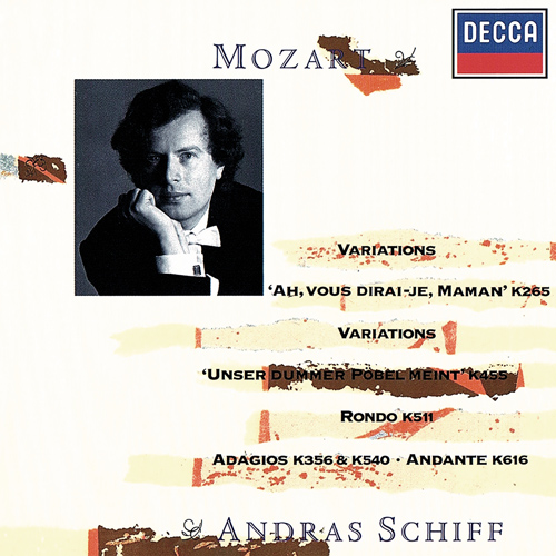 Imagen de apoyo de  MOZART, W.A.: Variations, K. 265, 455 / Rondo, K. 511 / Adagio, K. 356, 540 / Andante, K. 616 (A. Schiff)