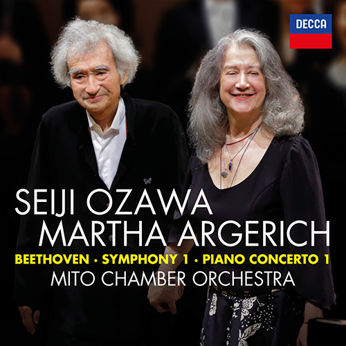 Imagen de apoyo de  BEETHOVEN, L. van: Symphony No. 1 / Piano Concerto No. 1 (Argerich, Mito Chamber Orchestra, Seiji Ozawa)