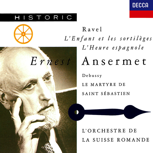 Imagen de apoyo de  RAVEL, M.: Enfant et les sortilèges (L') / L'heure espagnole [Operas] (Highlights) / DEBUSSY, C.: Le martyre de St. Sébastien (Ansermet)
