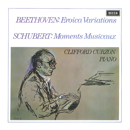 Imagen de apoyo de  BEETHOVEN, L. van: Eroica Variations / SCHUBERT, F.: 6 Moments musicaux (Curzon)