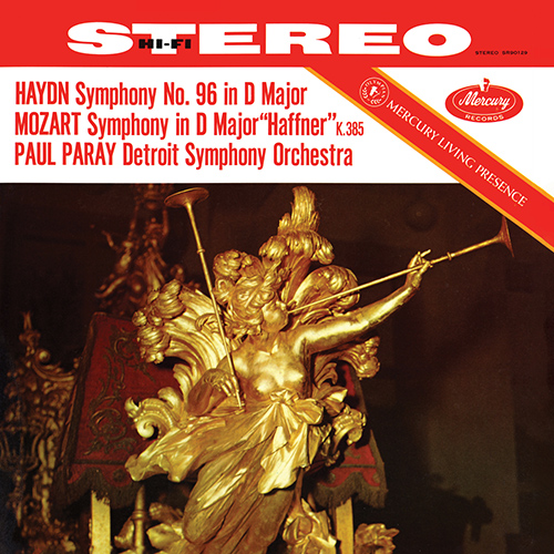 Imagen de apoyo de  MOZART, W.A.: Symphony No. 35, "Haffner" / HAYDN, J.: Symphony No. 96, "The Miracle" (The Mercury Masters, Vol. 22) (Detroit Symphony, Paray)