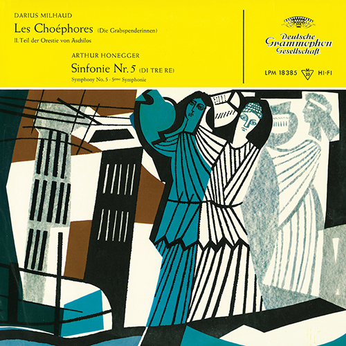 Imagen de apoyo de  MILHAUD, D.: Choéphores (Les) / HONEGGER, A.: Symphony No. 5 (Choeur de l'Université de Provence, Orchestre des Concerts Lamoureux, Markevitch)