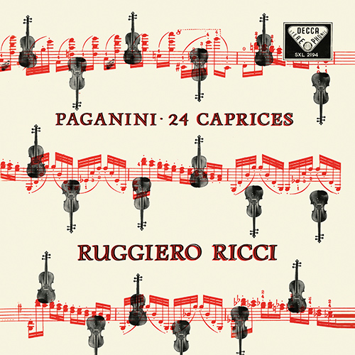 Imagen de apoyo de  PAGANINI, N.: 24 Caprices (Ricci)