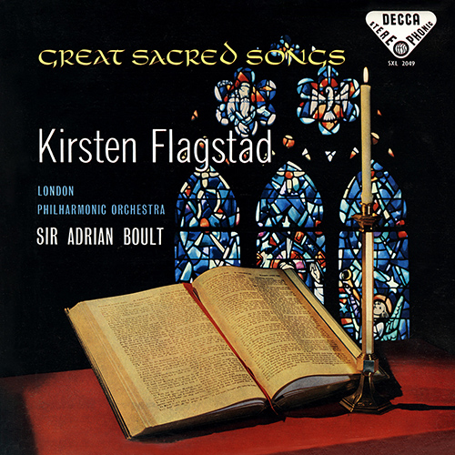 Imagen de apoyo de  Vocal Recital (Soprano): Flagstad, Kirsten - GOUNOD, C.-F. / LIDDLE, S. / MENDELSSOHN, Felix / PARRY, H. (Great Sacred Songs)