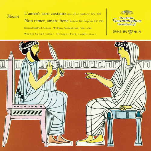 Imagen de apoyo de  MOZART, W.A.: Re pastore (Il), Act II: L'amero, saro costante / Non più, tutto ascoltai … Non temer, amato bene (Seefried, Schneiderhan, Leitner)