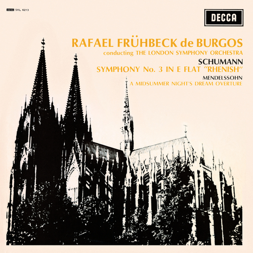 Imagen de apoyo de  MENDELSSOHN, Felix: Midsummer Night's Dream Overture (A) / SCHUMANN, R.: Symphony No. 3, "Rhenish" (London Symphony, Frühbeck de Burgos)