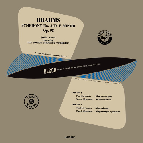 Imagen de apoyo de  BRAHMS, J.: Symphony No. 4 (London Symphony, Krips)