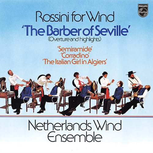 Imagen de apoyo de  ROSSINI, G.: Barbiere di Siviglia (Il) / Semiramide / Matilde di Shabran / The Italian Girl in Algiers (Highlights) (Netherlands Wind Ensemble)