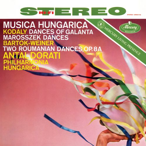 Imagen de apoyo de  KODÁLY, Z.: Dances of Galanta / Dances of Marosszék / BARTÓK, B.: 2 Romanian Dances (Philharmonia Hungarica, A. Doráti)