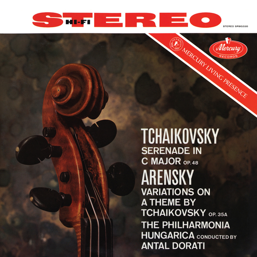 Imagen de apoyo de  TCHAIKOVSKY, P.I.: Serenade, Op. 48 / ARENSKY, A.S.: Variations on a Theme of Tchaikovsky, Op. 35a (Philharmonia Hungarica, A. Doráti)