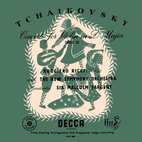 Imagen de apoyo de  TCHAIKOVSKY, P.I.: Violin Concerto, Op. 35 (Ricci, New Symphony Orchestra of London, Sargent)