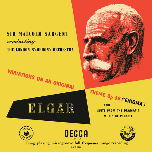 Imagen de apoyo de  ELGAR, E.: Variations on an Original Theme, "Enigma" / PURCELL, H.: Suite for Strings from the Dramatic Music of Purcell (London Symphony, Sargent)