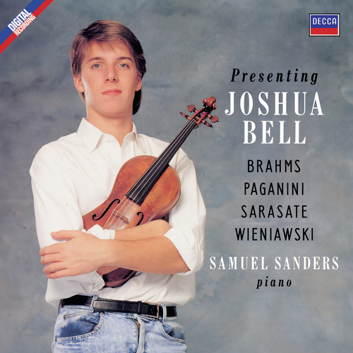 Imagen de apoyo de  Violin Recital: Bell, Joshua - BRAHMS, J. / PAGANINI, N. / SARASATE, P. de / WIENIAWSKI, H. (Presenting Joshua Bell)