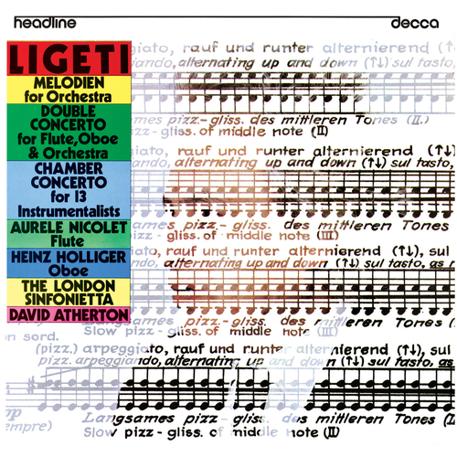 Imagen de apoyo de  LIGETI, G.: Melodie / Double Concerto / Chamber Concerto / 10 Pieces (Nicolet, Holliger, London Sinfonietta, Atherton)