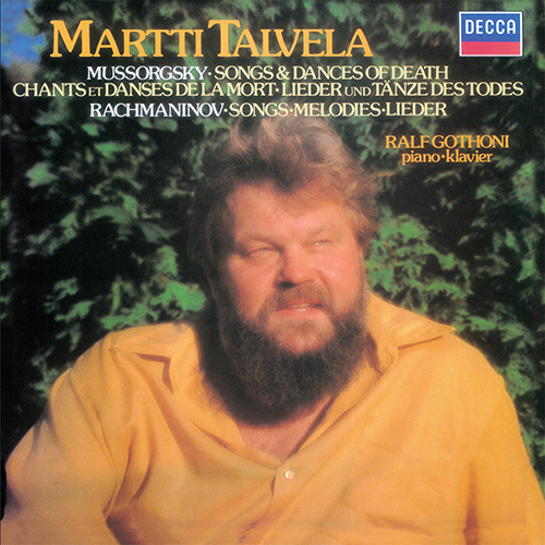 Imagen de apoyo de  MUSSORGSKY, M.P.: Songs and Dances of Death / RACHMANINOV, S.: Songs (Talvela, Gothóni)