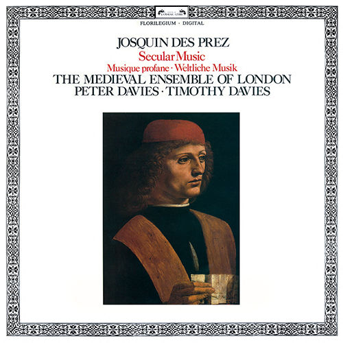 Imagen de apoyo de  JOSQUIN DES PREZ: Secular Music (The Medieval Ensemble of London)