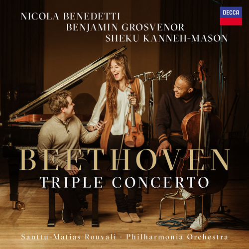 Imagen de apoyo de  BEETHOVEN, L. van: Triple Concerto, Op. 56 / Vocal Music (Benedetti, Grosvenor, Kanneh-Mason, Philharmonia Orchestra, Rouvali)