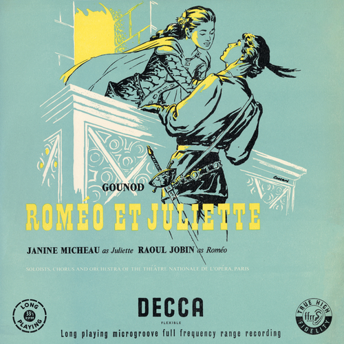 Imagen de apoyo de  GOUNOD, C.-F.: Roméo et Juliette [Opera] (Micheau, Jobin, Choeur du Theatre National de l'Opera, Paris National Opera Orchestra, Erede)