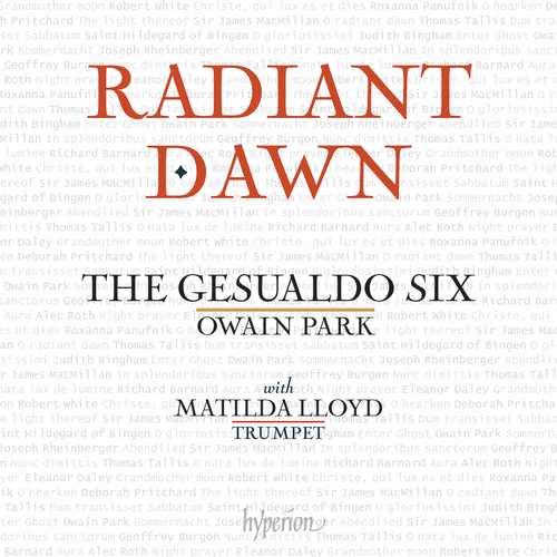 Imagen de apoyo de  Vocal Ensemble Concert: Gesualdo Six (The) - DALEY, E. / PRITCHARD, D. / ROTH, A. / TALLIS, T. (Radiant Dawn)