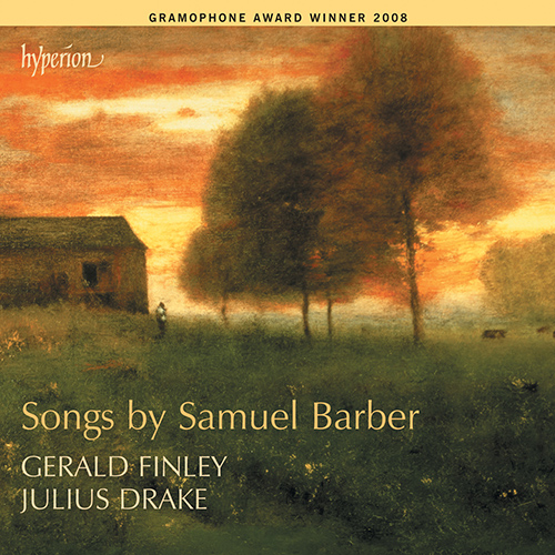 Imagen de apoyo de  BARBER, S.: Songs (Finley, J. Drake)