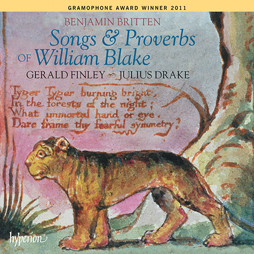 Imagen de apoyo de  BRITTEN, B.: Songs and Proverbs of William Blake (Finley, Drake)