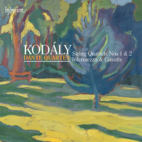 Imagen de apoyo de  KODÁLY, Z.: String Quartets Nos. 1 and 2 / Intermezzo for String Trio / Gavotte (Dante Quartet)
