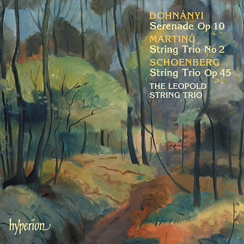 Imagen de apoyo de  DOHNÁNYI, E.: Serenade / MARTINŮ, B.: String Trio No. 2 / SCHOENBERG, A.: String Trio (Leopold String Trio)