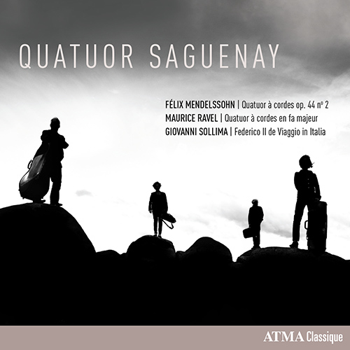 Imagen de apoyo de  String Quartets - MENDELSSOHN, Felix / RAVEL, M. / SOLLIMA, G. (Saguenay Quartet)