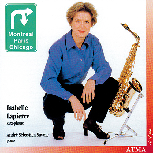 Imagen de apoyo de  Saxophone and Piano Recital: Lapierre, Isabelle / Savoie, Andre-Sebastien - BÉDARD, D. / CRESTON, P. / GOUGEON, D. / MILHAUD, D.