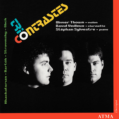 Imagen de apoyo de  Chamber Music (Trios) - KHACHATURIAN, A.I. / BARTÓK, B. / STRAVINSKY, I. / GLICK, S.I. (Trio Contrastes)