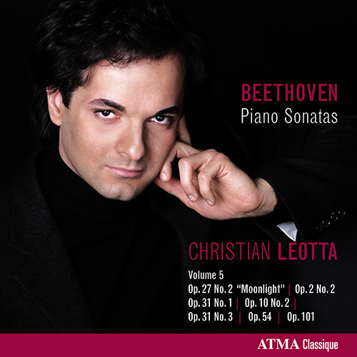 Imagen de apoyo de  BEETHOVEN, L. van: Piano Sonatas, Vol. 5 - Nos. 2, 6, 14, 16, 18, 22, 28 (Leotta)