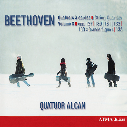 Imagen de apoyo de  BEETHOVEN, L. van: String Quartets, Vol. 3 - Nos. 12-16 / Grosse Fuge (Alcan Quartet)