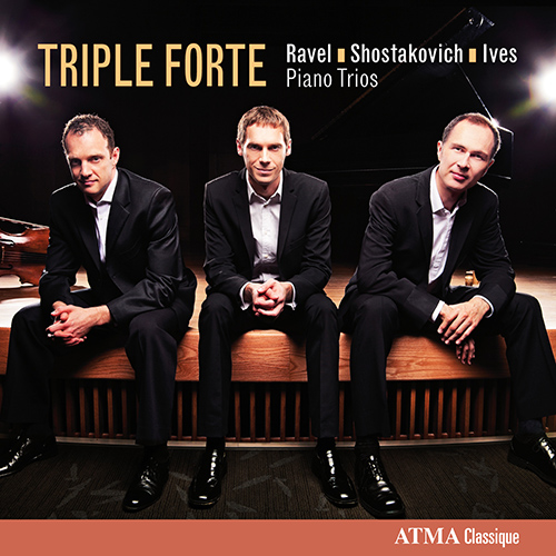 Imagen de apoyo de  RAVEL, M.: Piano Trio / SHOSTAKOVICH, D.: Piano Trio No. 1 / IVES, C.: Piano Trio (Triple Forte)