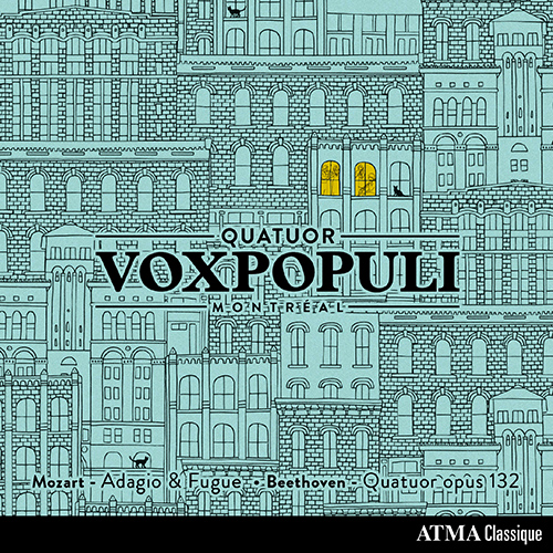 Imagen de apoyo de  MOZART, W.A.: Adagio and Fugue, K. 546 / BEETHOVEN, L. van: String Quartet No. 15 (Quatuor Voxpopuli)