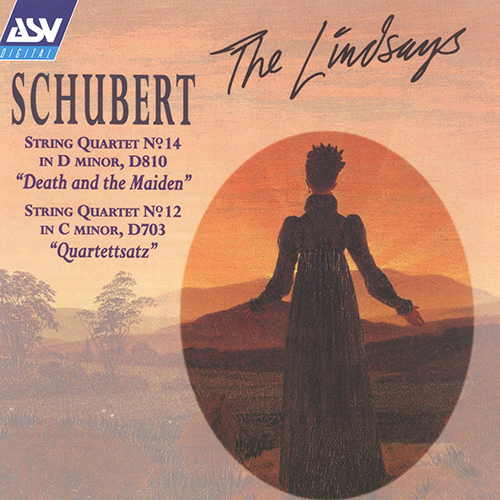 Imagen de apoyo de  SCHUBERT, F.: String Quartets Nos. 12, "Quartettsatz" and 14,  "Death and the Maiden", D. 703 and 810 (Lindsay Quartet)