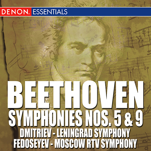 Imagen de apoyo de  BEETHOVEN, L. van: Symphonies Nos. 5 and 9, "Choral" (Leningrad Symphony, Moscow Radio Symphony, Dmitriev, Fedoseyev)