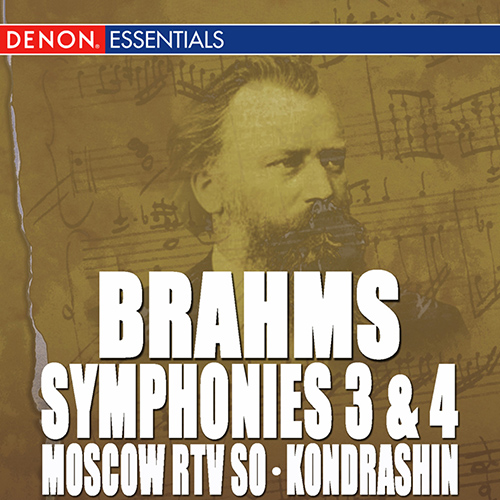 Imagen de apoyo de  BRAHMS, J.: Symphony Nos. 3 and 4 (Moscow RTV Orchestra, Kondrashin)