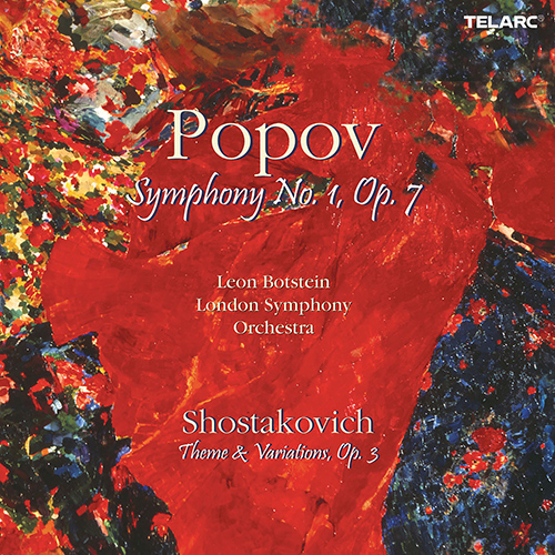 Imagen de apoyo de  POPOV, G.N.: Symphony No. 1 / SHOSTAKOVICH, D.: Theme and Variations, Op. 3 (London Symphony, Botstein)
