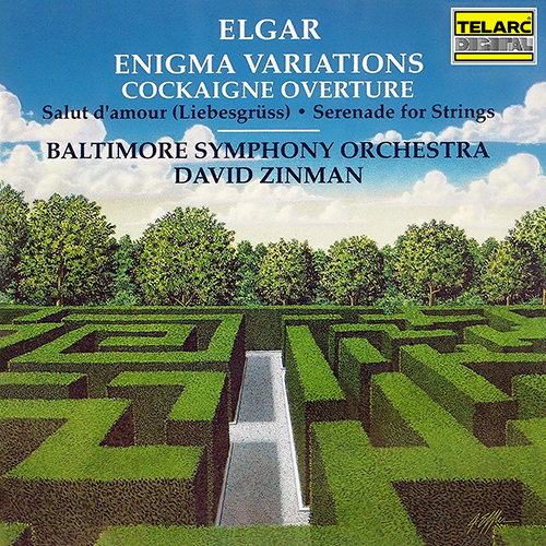 Imagen de apoyo de  ELGAR, E.: Variations on an Original Theme, "Enigma" / Cockaigne, "In London Town" / Salut d'amour (Liebesgrüss) (Baltimore Symphony, D. Zinman)